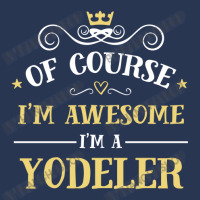 Of Course I'm Awesome I'm A Yodeler Men Denim Jacket | Artistshot