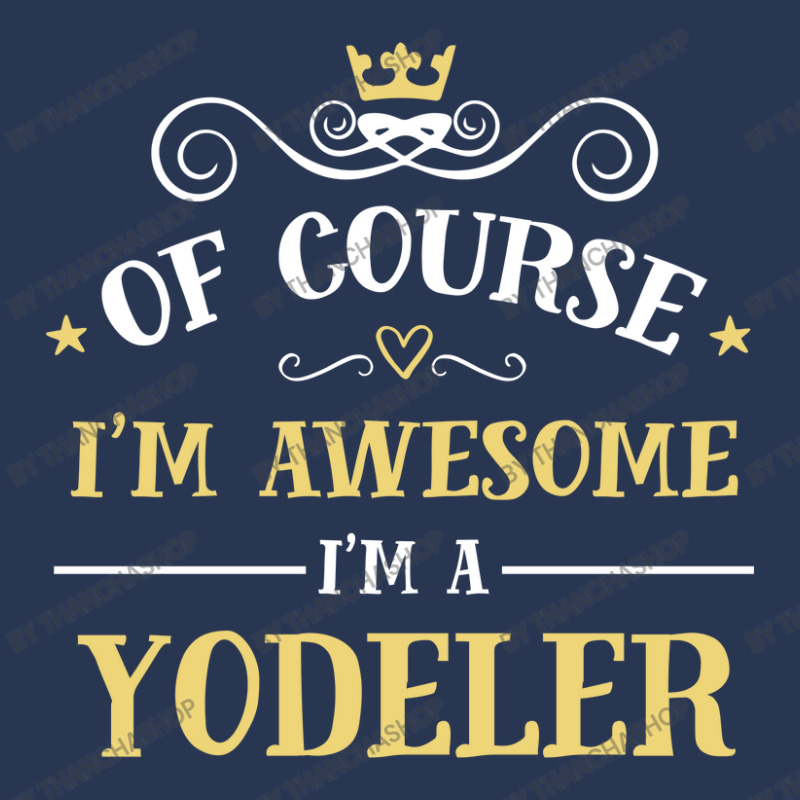 Of Course I'm Awesome I'm A Yodeler Men Denim Jacket | Artistshot