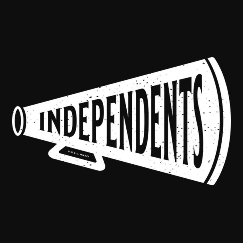 Vintage Megaphone Rock Island Independents White Independents Wordmark Crop Top by JeremyHurley | Artistshot