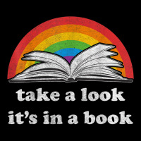 Take A Look It's In A Book Reading Vintage Retro Rainbow Baby Tee | Artistshot