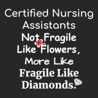 Certified Nursing Assistant Not Fragile Like Flowers Fragile Like Diam Men's T-shirt Pajama Set | Artistshot