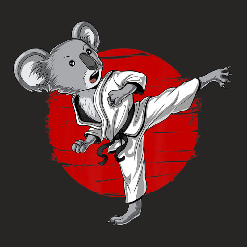 Koala Bear Karate Ninja Jiujitsu Taekwondo Ladies Fitted T-Shirt by femalesbaubles | Artistshot