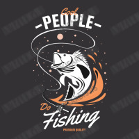 Cool People Do Fishing Premium Quality Vintage Hoodie | Artistshot