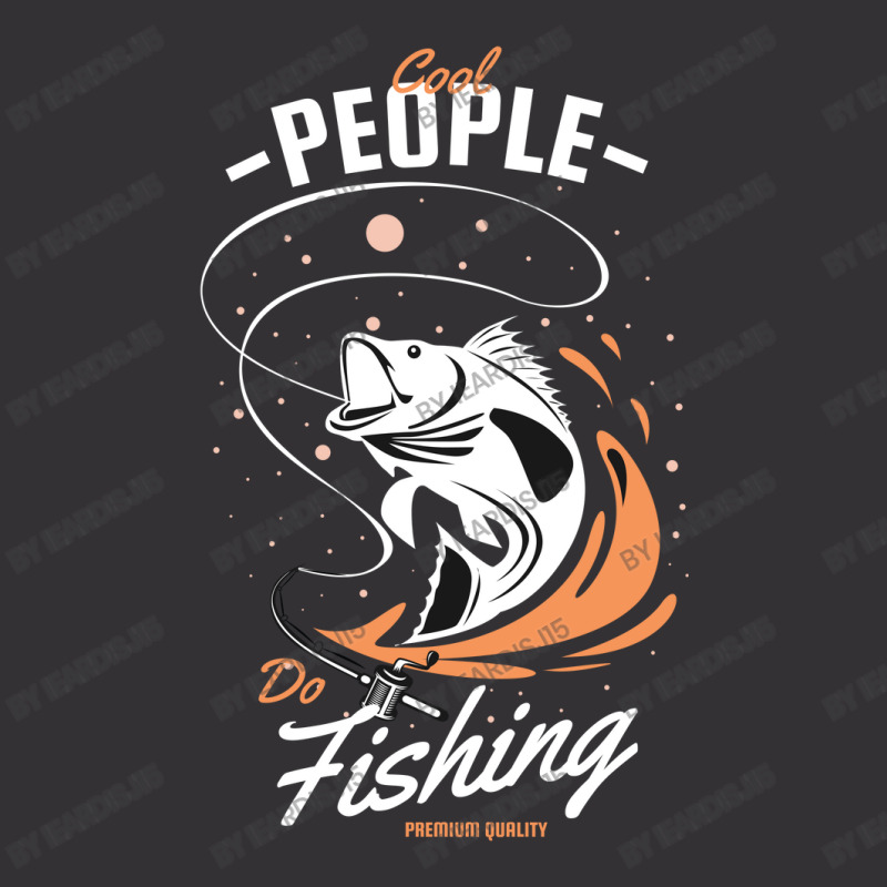 Cool People Do Fishing Premium Quality Vintage Hoodie by ieardisj15 | Artistshot