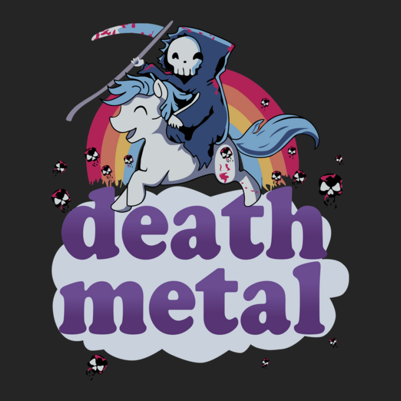 Death Metal' - The Grim Reaper Riding A Unicorn In Front Of A Rainbow  Unisex Hoodie | Artistshot