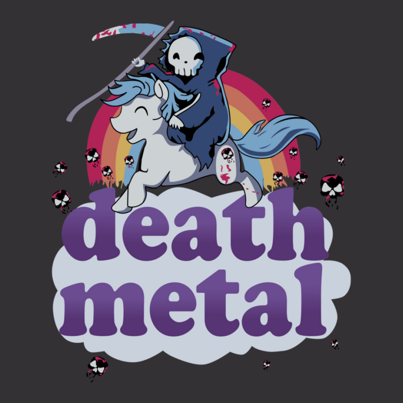 Death Metal' - The Grim Reaper Riding A Unicorn In Front Of A Rainbow  Vintage Short | Artistshot