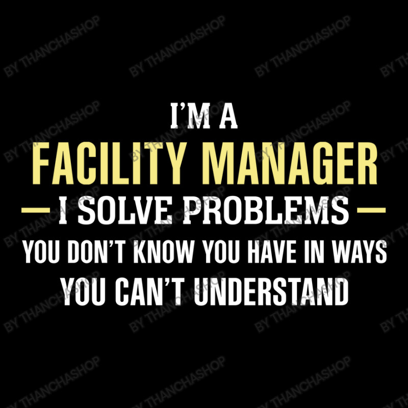 Facility Manager I Solve Problems Funny Gift Youth Jogger by thanchashop | Artistshot