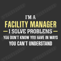 Facility Manager I Solve Problems Funny Gift Baby Bodysuit | Artistshot