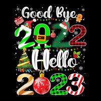 Goodbye 2022 Hello 2023 Cute Christmas Long Sleeve Baby Bodysuit | Artistshot