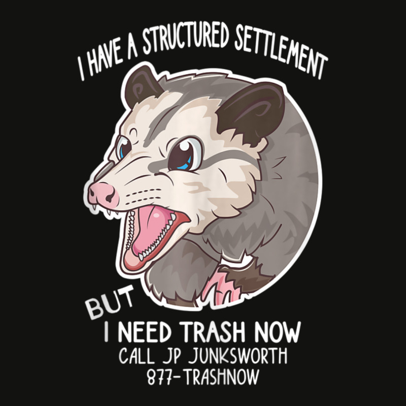 I Need Trash Now Possum Possum Scorecard Crop Tee by rastyrocl | Artistshot