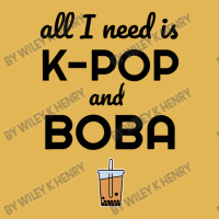 All I Need Is K Pop And Boba Bubble Tea Funny Vintage Hoodie And Short Set | Artistshot