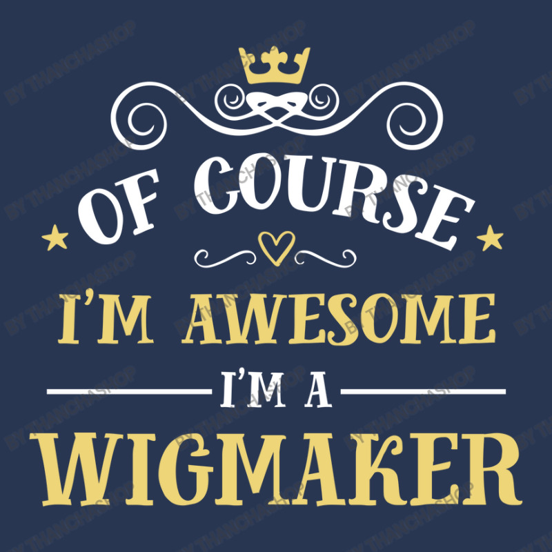 Of Course I'm Awesome I'm A Wigmaker Men Denim Jacket | Artistshot