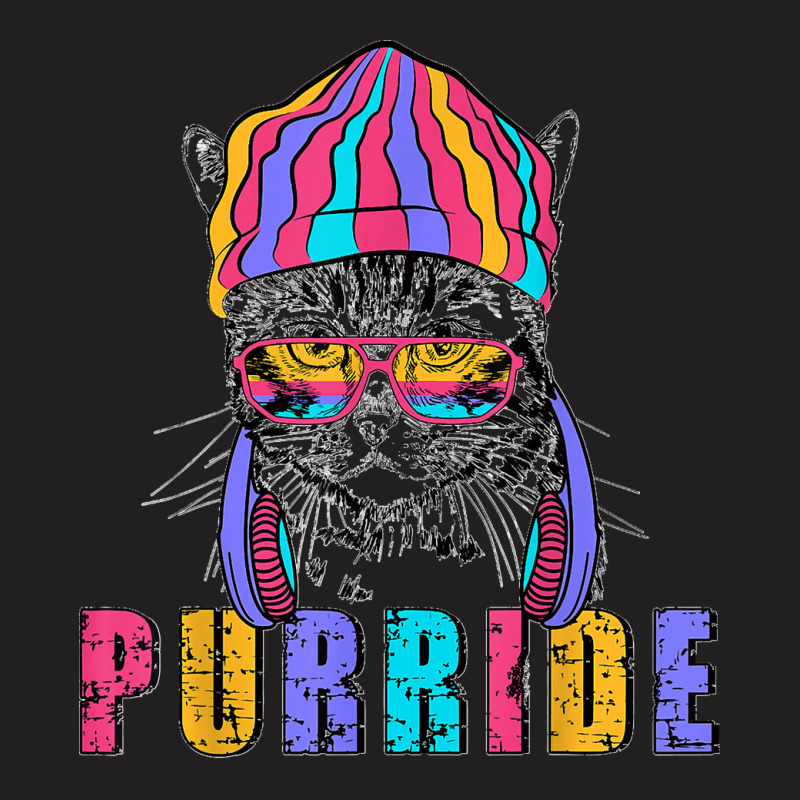 Purride Cat Wearing Pride Glasses Is Feline The Purride T-shirt | Artistshot