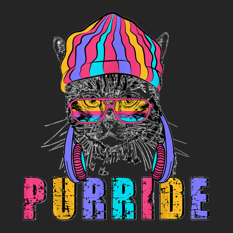 Purride Cat Wearing Pride Glasses Is Feline The Purride Unisex Hoodie | Artistshot