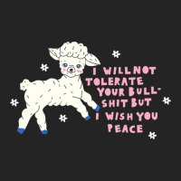 I Will Not Tolerate Your Bull Shit But I Wish You Peace 3/4 Sleeve Shirt | Artistshot