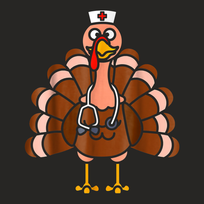 Registered Nurse Thanksgiving Dinner Meal Turkey Trot Gobble T Shirt Ladies Fitted T-shirt | Artistshot