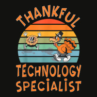 Technology Specialist Job Funny Thanksgiving T Shirt Scorecard Crop Tee | Artistshot