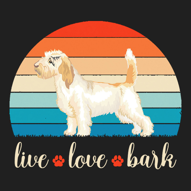 Petit Basset Griffon Vendeen T  Shirt Live Love Bark Petit Basset Grif Ladies Polo Shirt by christiansenmarlene | Artistshot