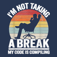 I'm Not Taking A Break My Code Is Compiling Coder Programmer Men Denim Jacket | Artistshot