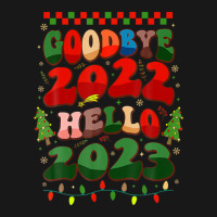 Goodbye 2022 Hello 2023 Happy New Year Christmas Xmas Groovy Flannel Shirt | Artistshot