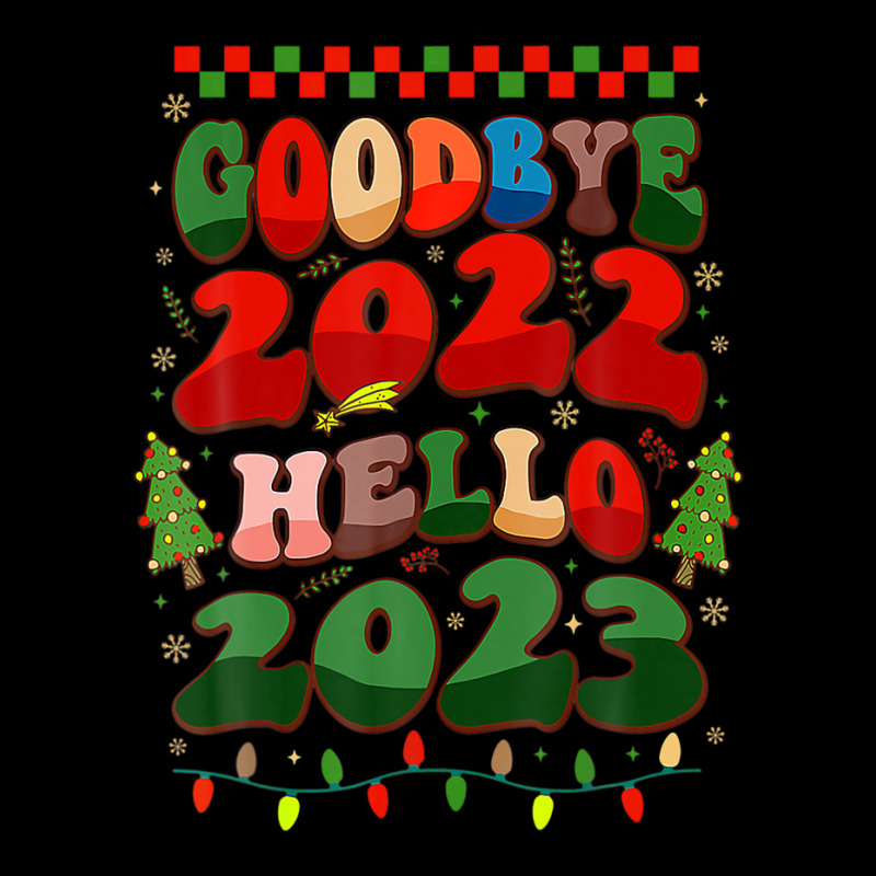 Goodbye 2022 Hello 2023 Happy New Year Christmas Xmas Groovy Long Sleeve Shirts | Artistshot