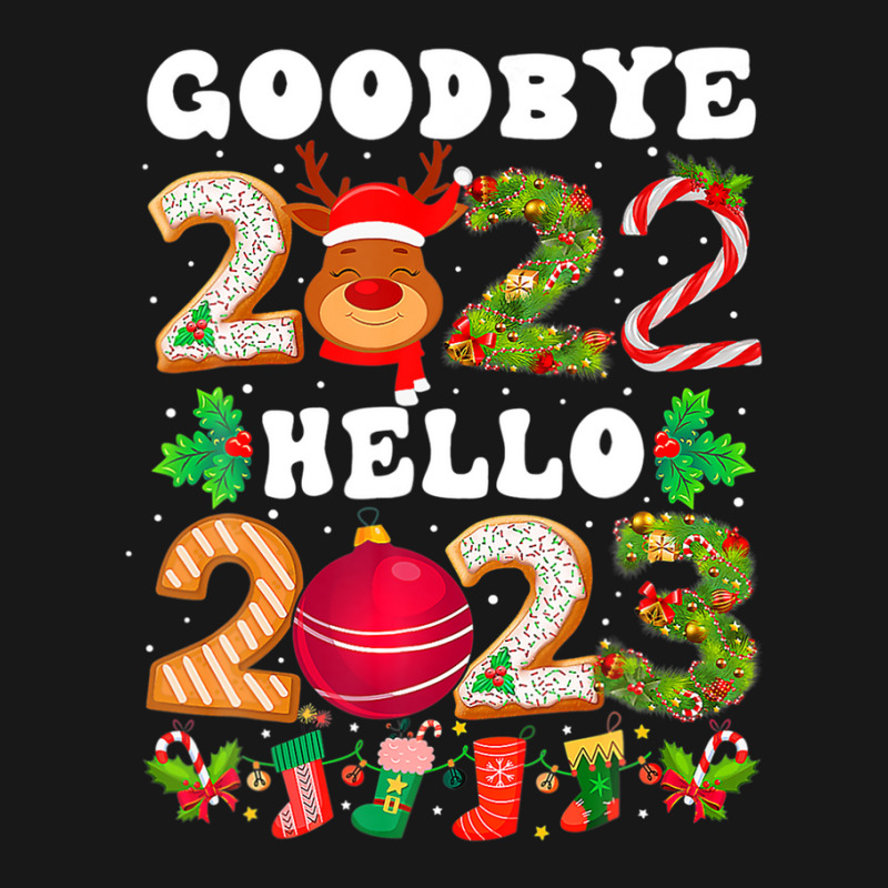 Goodbye 2022 Hello 2023 Happy New Year Christmas Funny Flannel Shirt | Artistshot