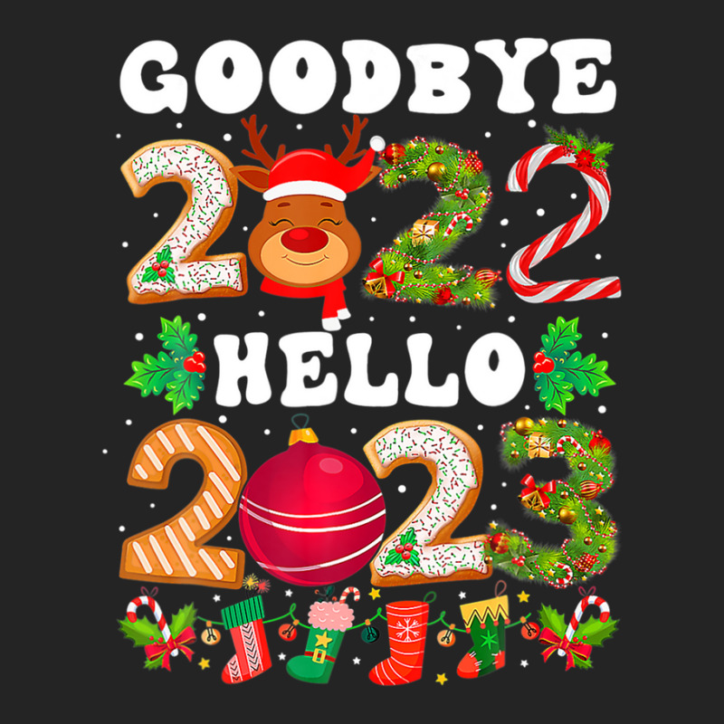 Goodbye 2022 Hello 2023 Happy New Year Christmas Funny 3/4 Sleeve Shirt | Artistshot