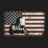 Welder Welding American Flag Thanksgiving Christmas Classic T-shirt | Artistshot