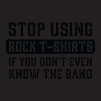 Stop Using Rock 1 T-shirt | Artistshot