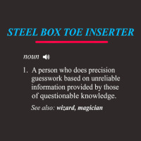 Steel Box Toe Definition T Shirt Racerback Tank | Artistshot