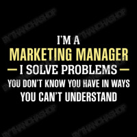 Marketing Manager I Solve Problems Funny Gift Women's V-neck T-shirt | Artistshot