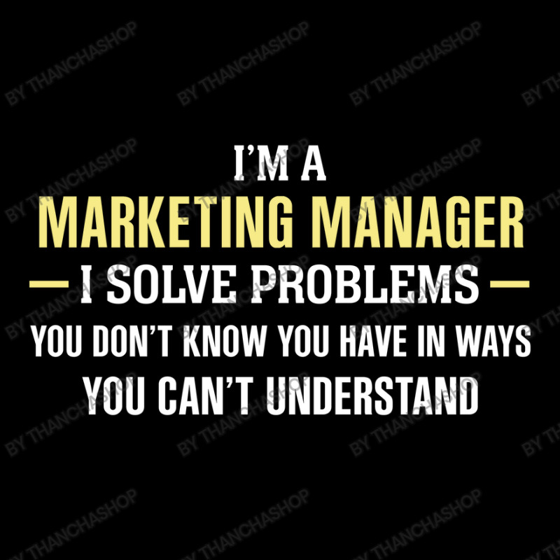 Marketing Manager I Solve Problems Funny Gift Fleece Short by thanchashop | Artistshot