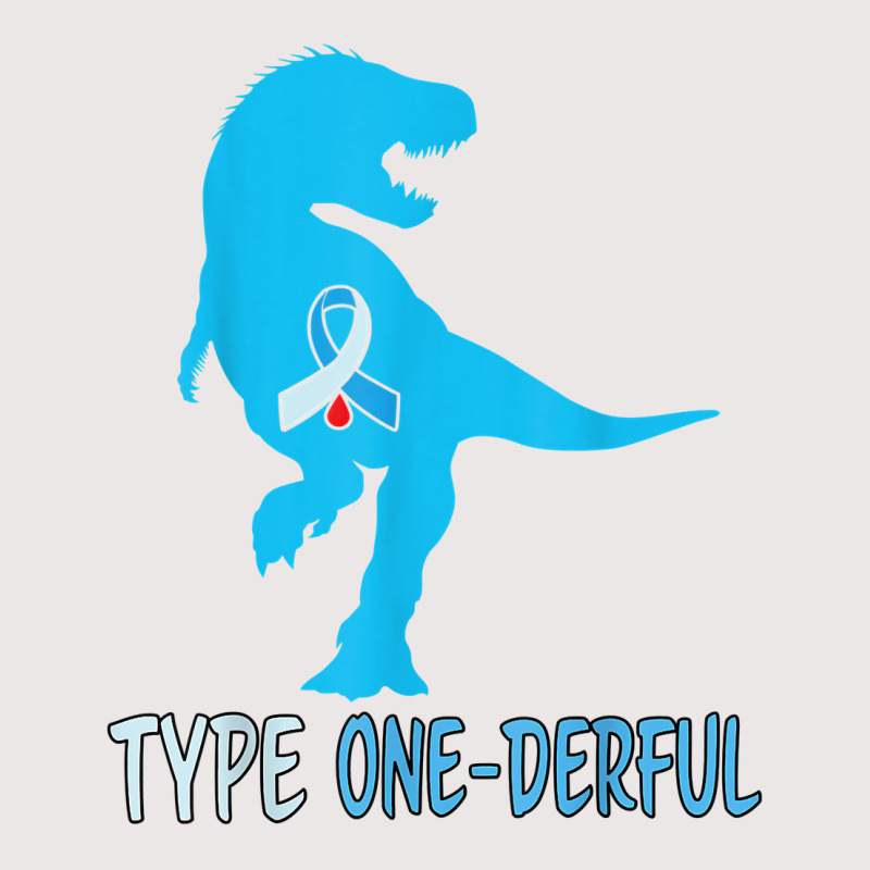 Type 1 Diabetes Awareness Ribbon T1d T Rex Dinosaur Boys T Shirt Pocket T-Shirt by maryannmjra8 | Artistshot