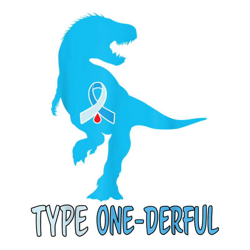 Type 1 Diabetes Awareness Ribbon T1d T Rex Dinosaur Boys T Shirt Crop Top by maryannmjra8 | Artistshot