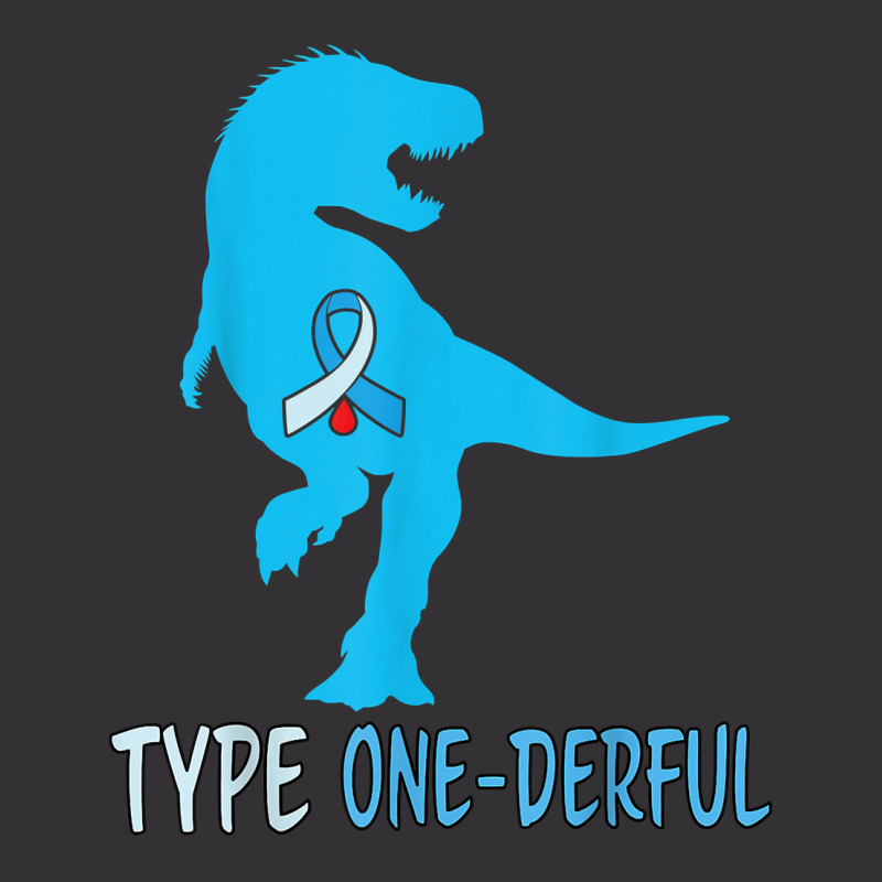 Type 1 Diabetes Awareness Ribbon T1d T Rex Dinosaur Boys T Shirt Vintage Hoodie And Short Set by maryannmjra8 | Artistshot