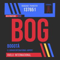 Bogota Bog Airport Code Baggage Tag Exclusive T-shirt | Artistshot