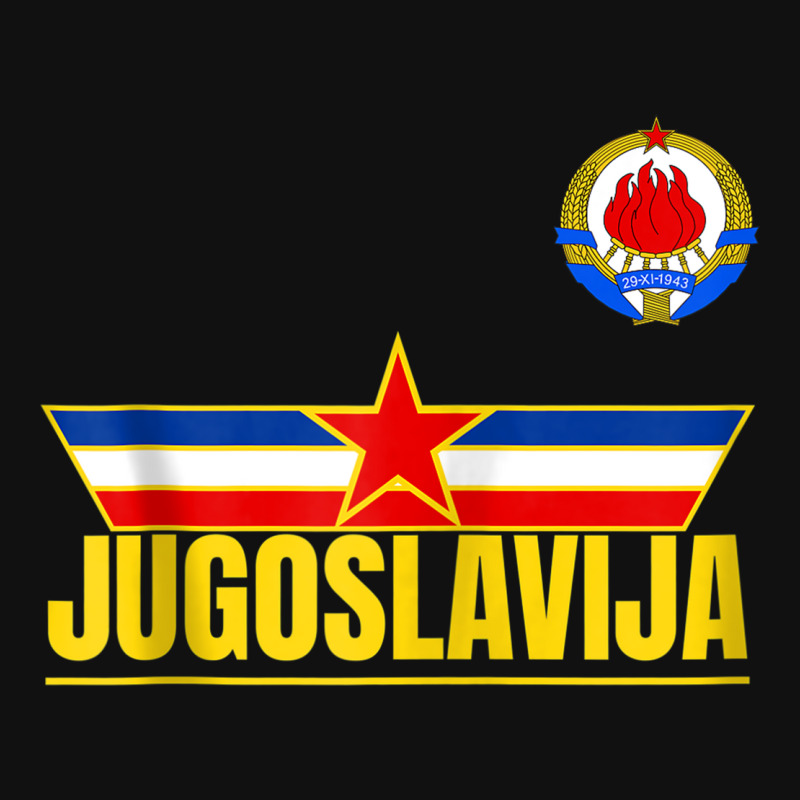 Jugoslavija Zastava Emblem Of Yugoslavia Flag Yugoslavian Zip Hoodie ...