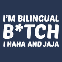 I'm Bilingual Btch I Haha And Jaja Apparel Ladies Denim Jacket | Artistshot