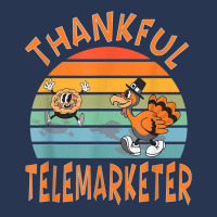 Telemarketer Job Funny Thanksgiving T Shirt Ladies Denim Jacket | Artistshot