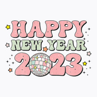 Happy New Year 2023 Groovy Disco Family Christmas Pajamas T-shirt | Artistshot