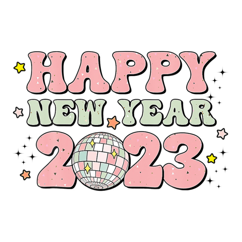 Happy New Year 2023 Groovy Disco Family Christmas Pajamas Men's T-shirt Pajama Set | Artistshot