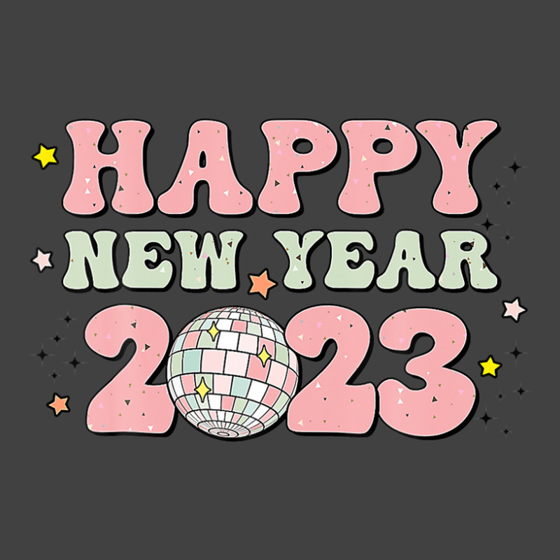 Happy New Year 2023 Groovy Disco Family Christmas Pajamas Vintage T-shirt | Artistshot