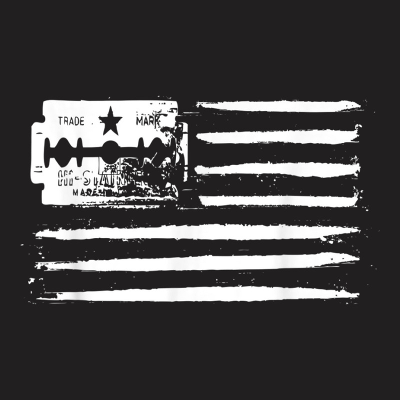 Usa Flag - Lines Of Coke (cocaine) And Razor Blade T-shirt | Artistshot