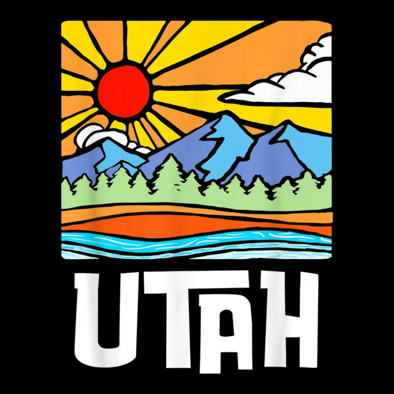 Utah Artistic Nature & Mountains Vintage Graphic Long Sleeve Shirts | Artistshot