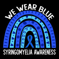 We Wear Blue For Syringomyelia Awareness Blue Rainbow Pullover Hoodie Toddler Sweatshirt | Artistshot