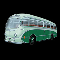 1952 Aec Regal Coach In Light And Dark Green Men's Long Sleeve Pajama Set | Artistshot