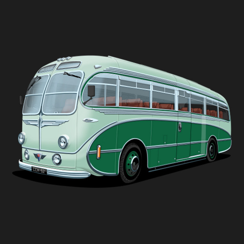 1952 Aec Regal Coach In Light And Dark Green Classic T-shirt by TresaHollen | Artistshot