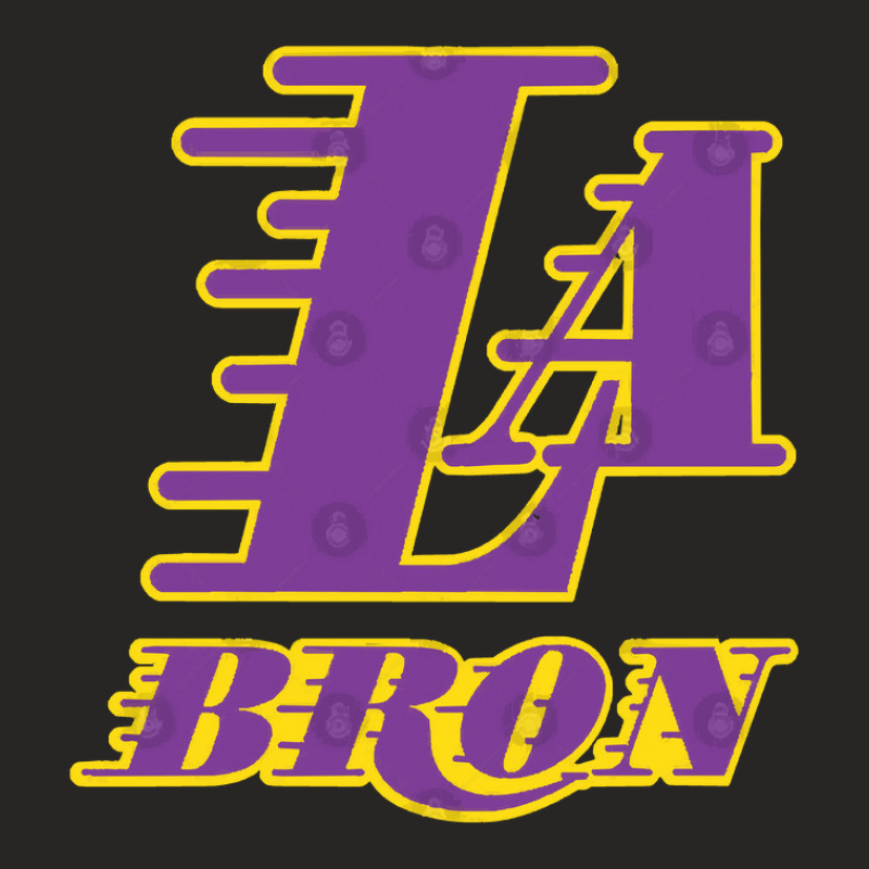 La Bron Laker Vintage Badge Ladies Fitted T-shirt | Artistshot