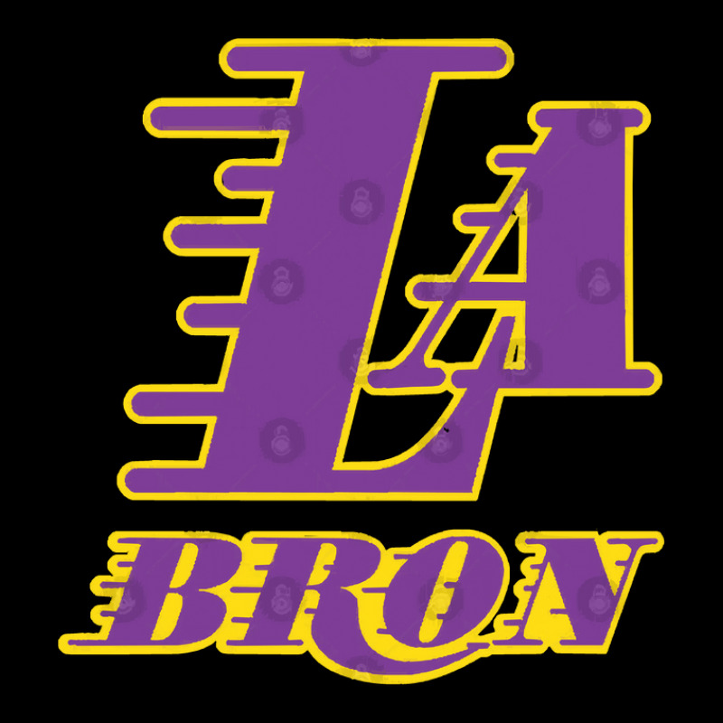 La Bron Laker Vintage Badge Cropped Hoodie | Artistshot