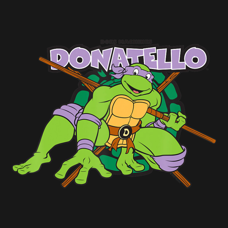 Teenage Mutant Ninja Turtles Donatello Chest Long Sleeve T-Shirt 100% Cotton / 2XL / Green